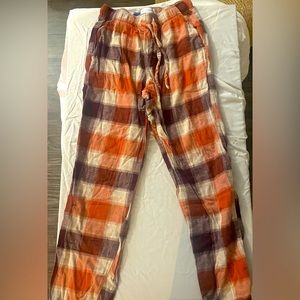 Flannel pajama pants